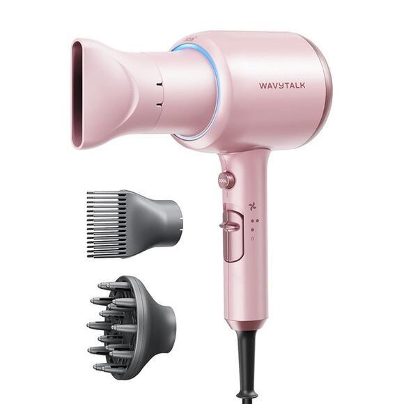 Wavytalk Hair Dryer with Diffuser, Blown Away Ionic Blow Dryer for Curly Hair - Picture 1 of 6